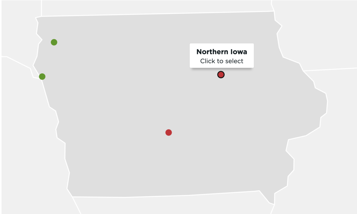 The Heritage Foundation, the conservative group that helped to conceptualized Project 2025, gave UNI a “red” denotation, signifying that the Heritage Foundation “does not recommend” UNI, despite UNI’s rank as a top Midwest institution.